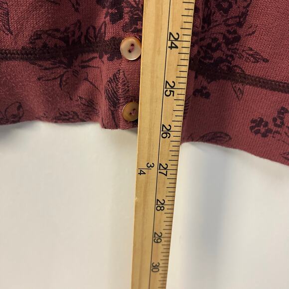 Vintage Eddie Bauer Floral All Over Print Button Up Cardigan Sweater Womans XXL - Picture 6 of 7